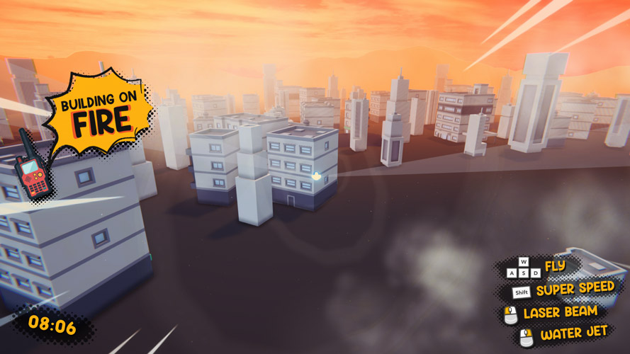 Giữ shift để bay nhanh nhé.