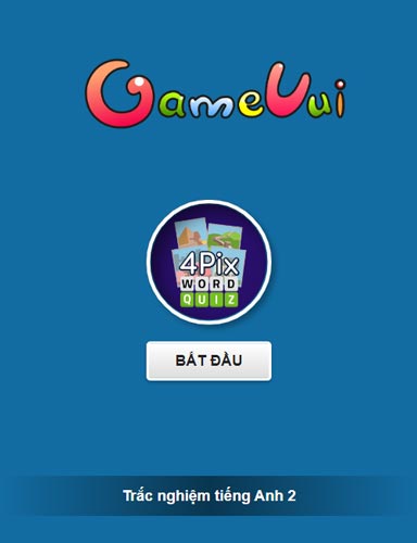 Chơi game Trắc nghiệm tiếng Anh 2 - GameVui