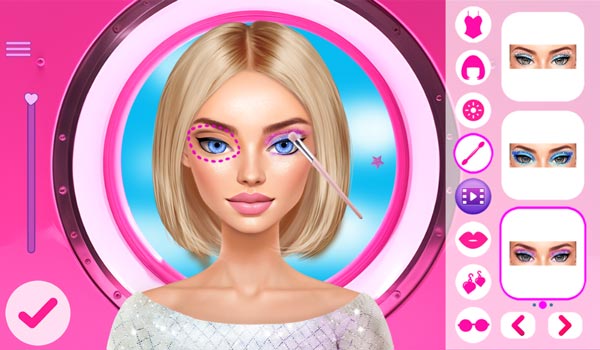 Chọn ra các kiểu váy, tóc, màu mắt, kẻ mắt....