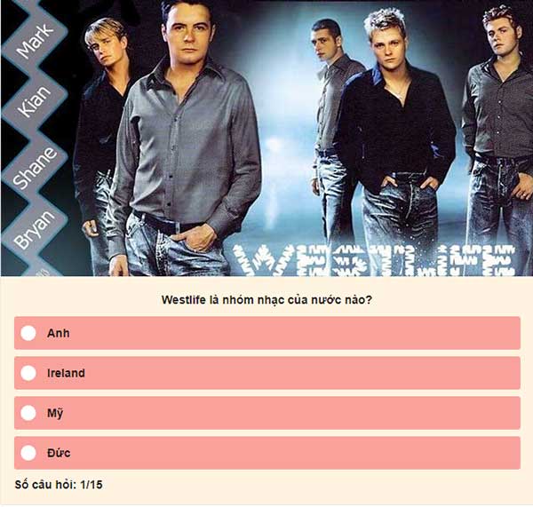 Chọn đáp án đúng