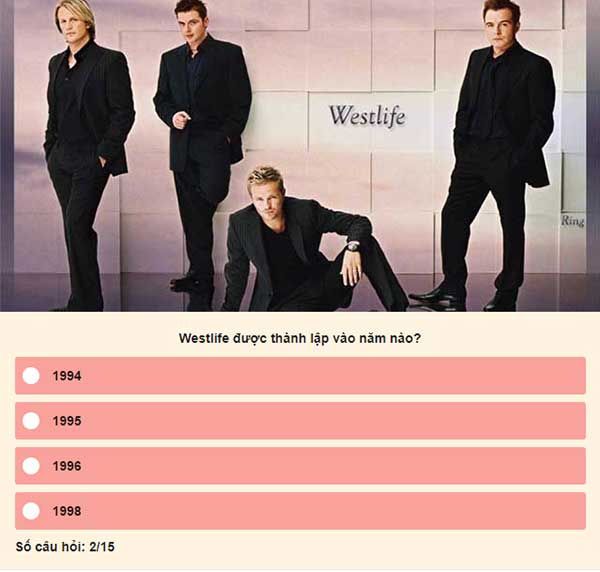 Chọn đáp án đúng