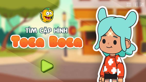 Chơi game Tìm cặp hình Toca Boca - GameVui