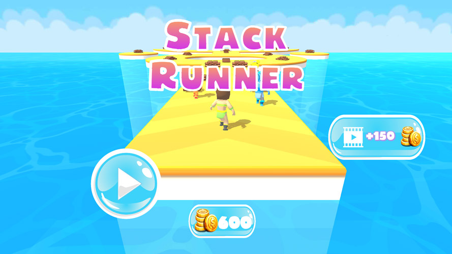 Chơi game Thi chạy xếp ván 3D - GameVui.vn