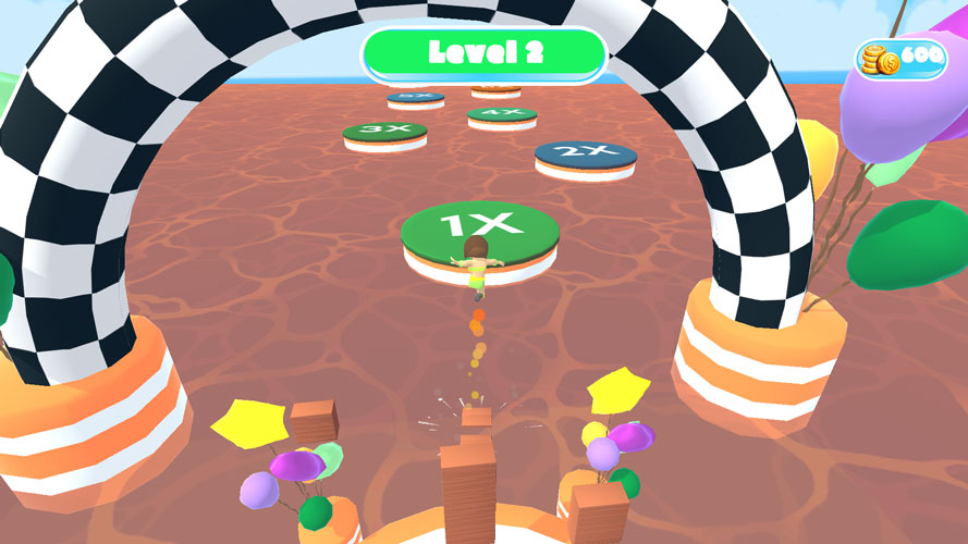 Giữ cho mình nhiều tấm ván nhất khi về đích để xếp đường nhận được nhiều thưởng hơn.