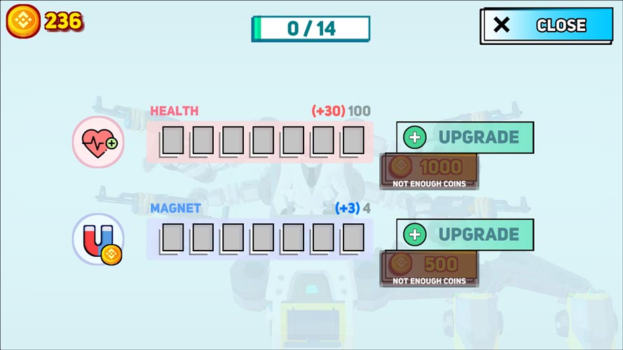 Nâng các chỉ số nhân vật của bạn.