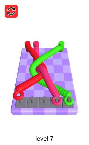 Bấm để chọn các đầu dây đang bị mắc kẹt