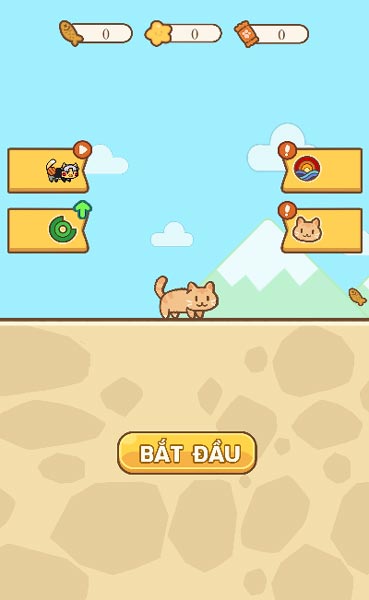 Chơi game Mèo kéo dài - GameVui