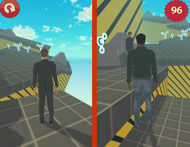 Nhảy qua các chướng ngại vật và thu nhập các vật phẩm để mở khóa nhân vật mới.