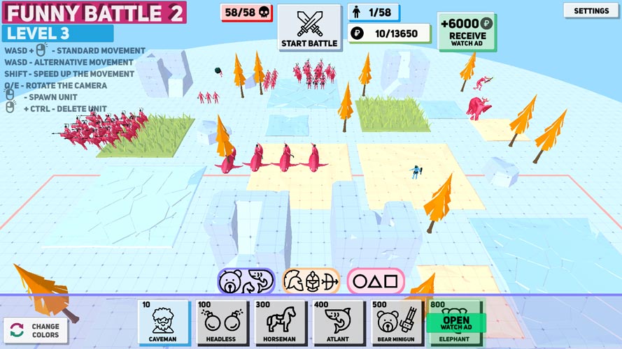 Chơi game Chiến tranh người que 3D 2 - GameVui.vn