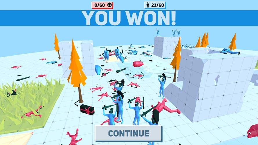 Đánh bại mọi kẻ thù để giành chiến thắng.