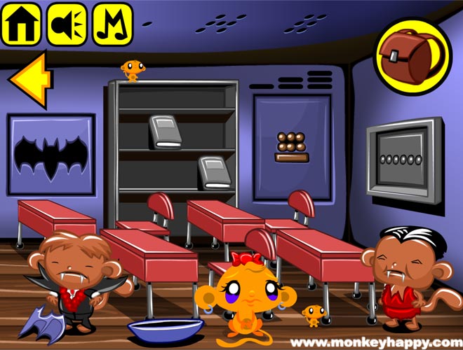 Tìm kiếm tất cả vật phẩm để giao cho các chú khỉ ma cà rồng.