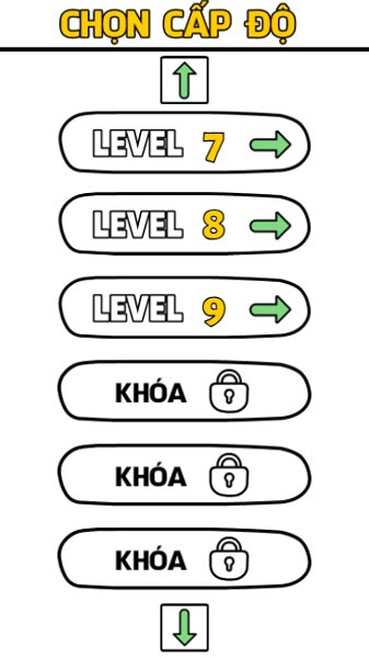Có tổng cộng 24 level cấp độ để người chơi thử sức