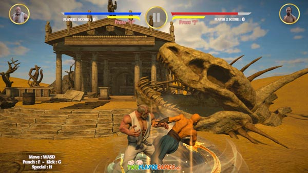 Sử dụng các chiêu cơ bản như đấm đá, kết hợp combo và tuyệt chiêu khi đầy thanh năng lượng