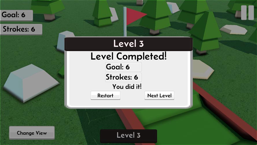 Đánh bóng vào golf với số lượt ít hơn số lượt được cho.