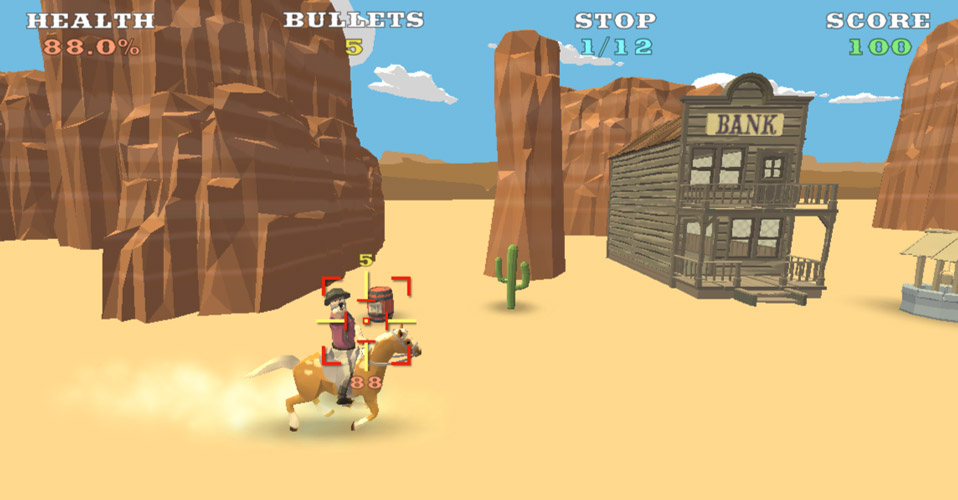 Bắn trúng kẻ thù để đánh bại chúng.