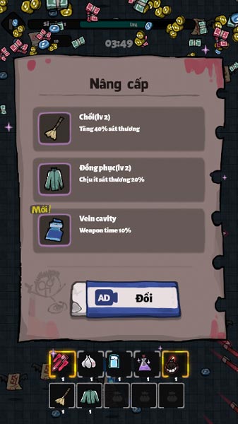 Nhận thêm kỹ năng mới