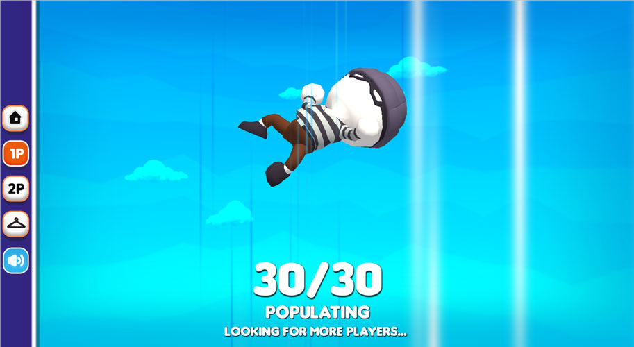 Trong chế độ chơi 1 người bạn sẽ chơi cùng 29 người khác.