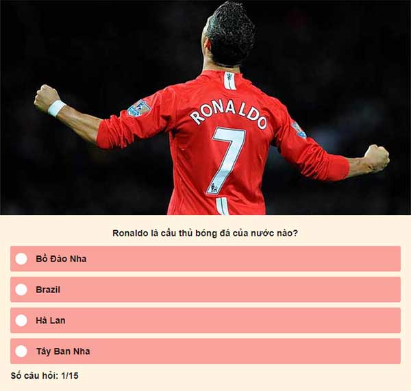 Chọn đáp án đúng