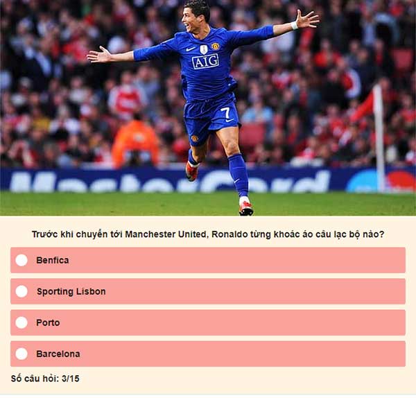 Chọn đáp án đúng