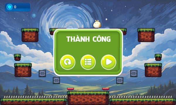 Hoàn thành level cấp độ