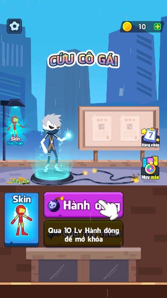 Chơi game Cứu cô gái - GameVui