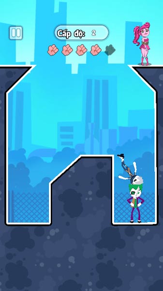 Ngăn chặn kẻ xấu để bảo vệ cô gái