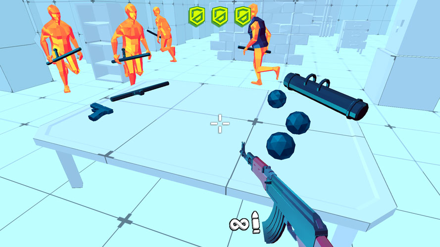 Lựa chọn vũ khí phù hợp khi tấn công kẻ địch.