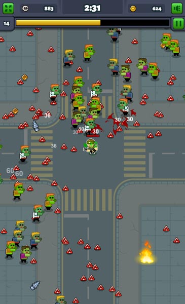 Cố gắng sống sót lâu nhất có thể trong các đợt tấn công khốc liệt của lũ thây ma