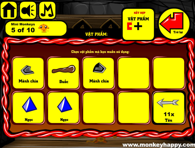 Hãy ghép các mảnh vật phẩm để được các đồ vật mở khóa nhé.