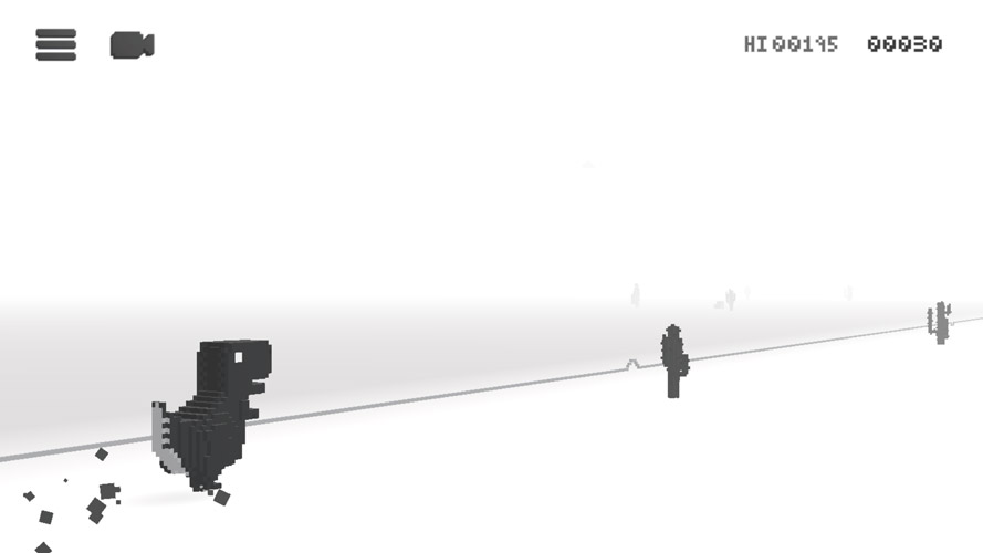 Có thể thay đổi góc nhìn để chơi.