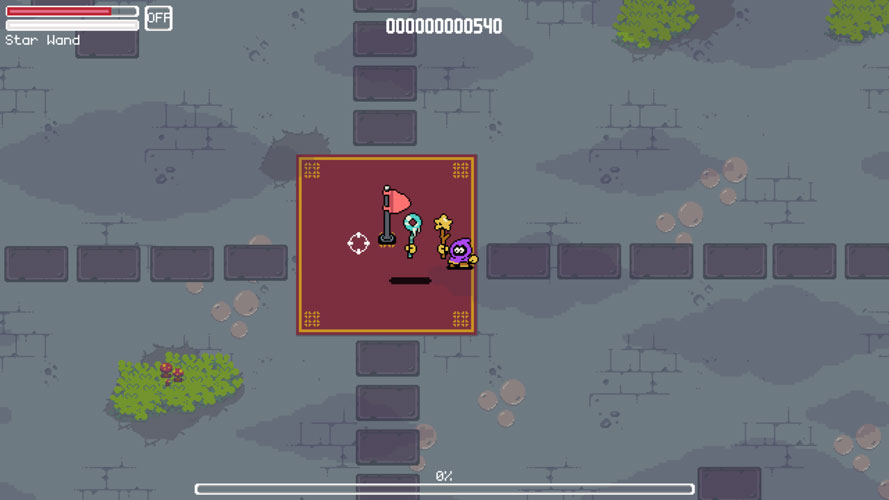 Nhặt các cây đũa phép mang sức mạnh khác nhau.