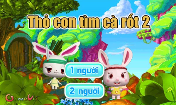 Chơi game Thỏ con tìm cà rốt 2 - GameVui