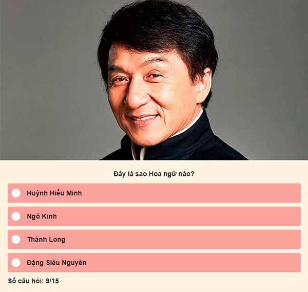 Chọn đáp án đúng