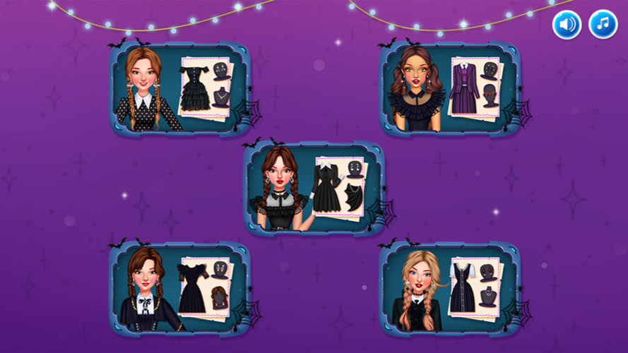 Hãy lên đồ cho các cô gái giống như trong ảnh nhé.