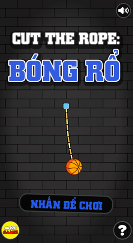 Chơi game Cut the Rope: Bóng rổ - GameVui.vn