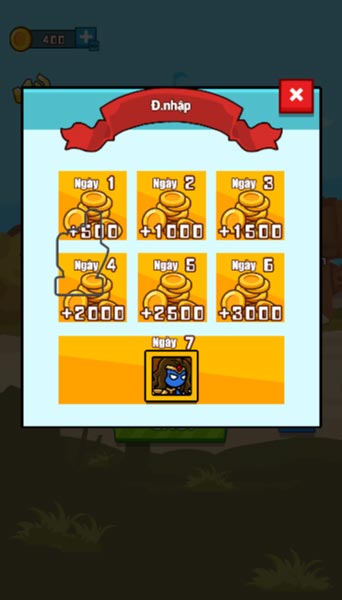 Quà đăng nhập game liên tục 7 ngày