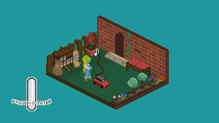 Hãy tận dụng các đồ vật xung quanh để làm phiền nhân vật.