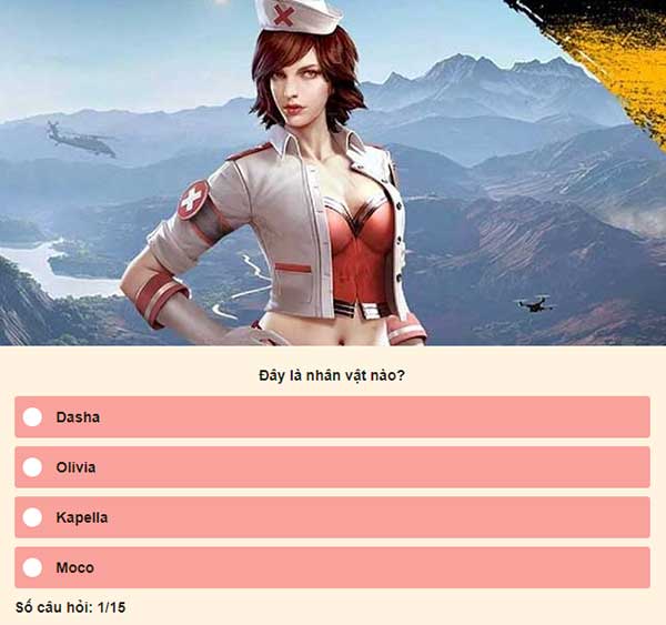 Chọn đáp án đúng