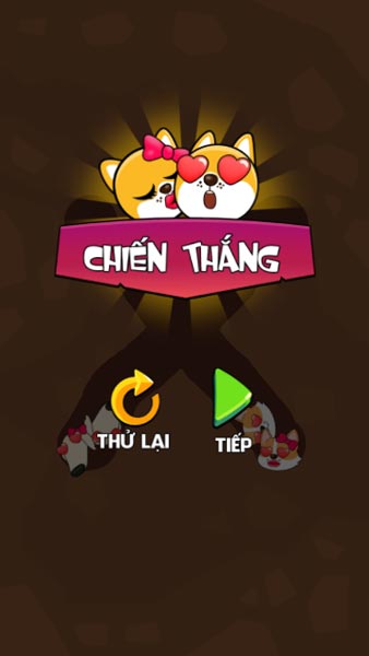 Hoàn thành level thử thách