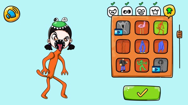 Để xem hình mẫu quái vật Poppy Playtime của bạn