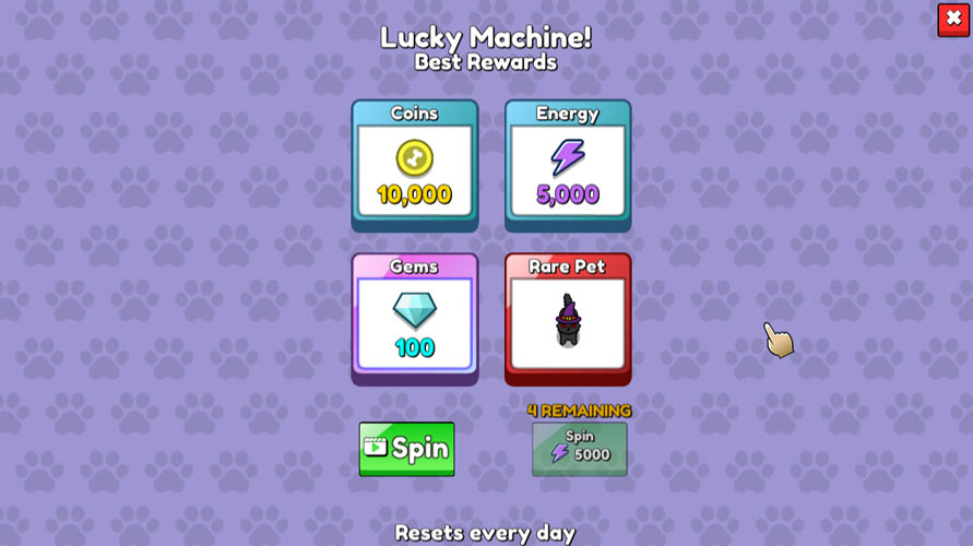 Máy quay trứng may mắn.