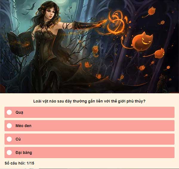 Chọn đáp án đúng