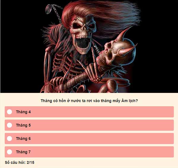 Chọn đáp án đúng