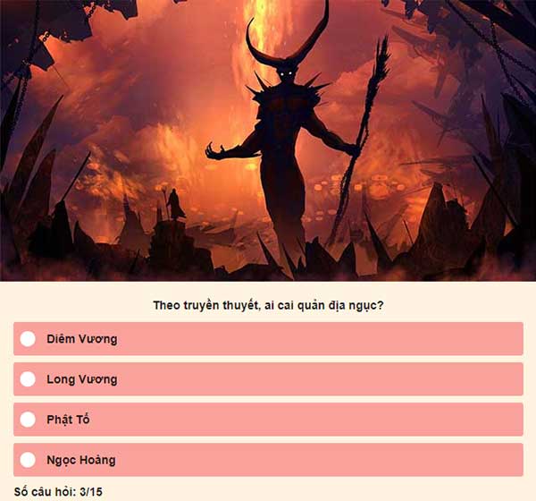 Chọn đáp án đúng