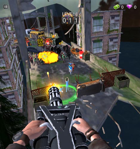 Điều khiển tay súng tiêu diệt lũ Zombie xác sống từ xa