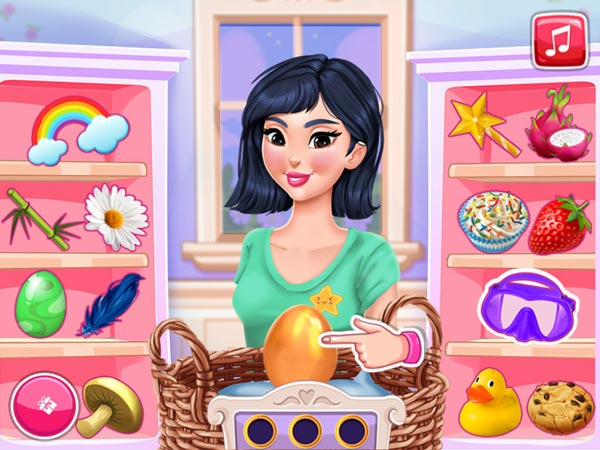 Và đặt vào quả trứng ma thuật