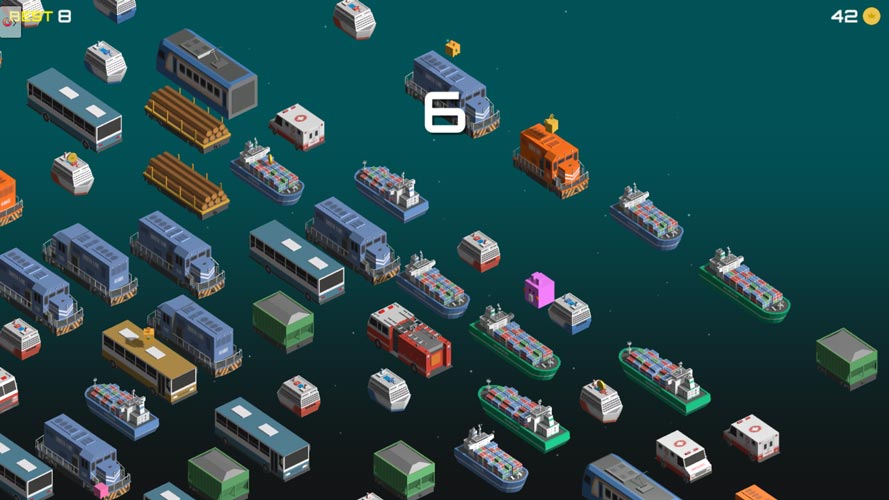 Nhảy khéo léo để giúp thú cưng qua đường.