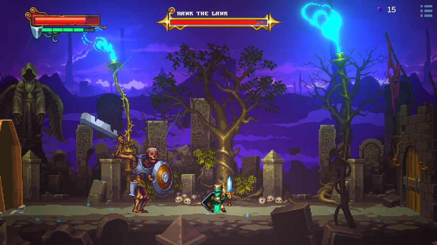 Đánh bại trùm cuối để qua màn chơi mới.