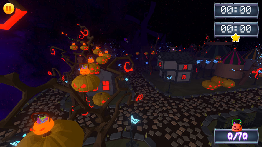 Chơi game Roblox parkour Halloween - GameVui.vn