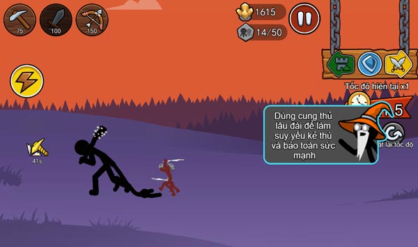 Rút lui phòng thủ nếu lực lượng của địch đông hơn